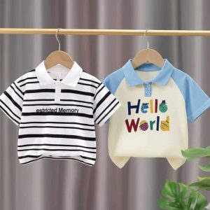 Stylish cotton Polo t-shirt combo for boys=HZ-556